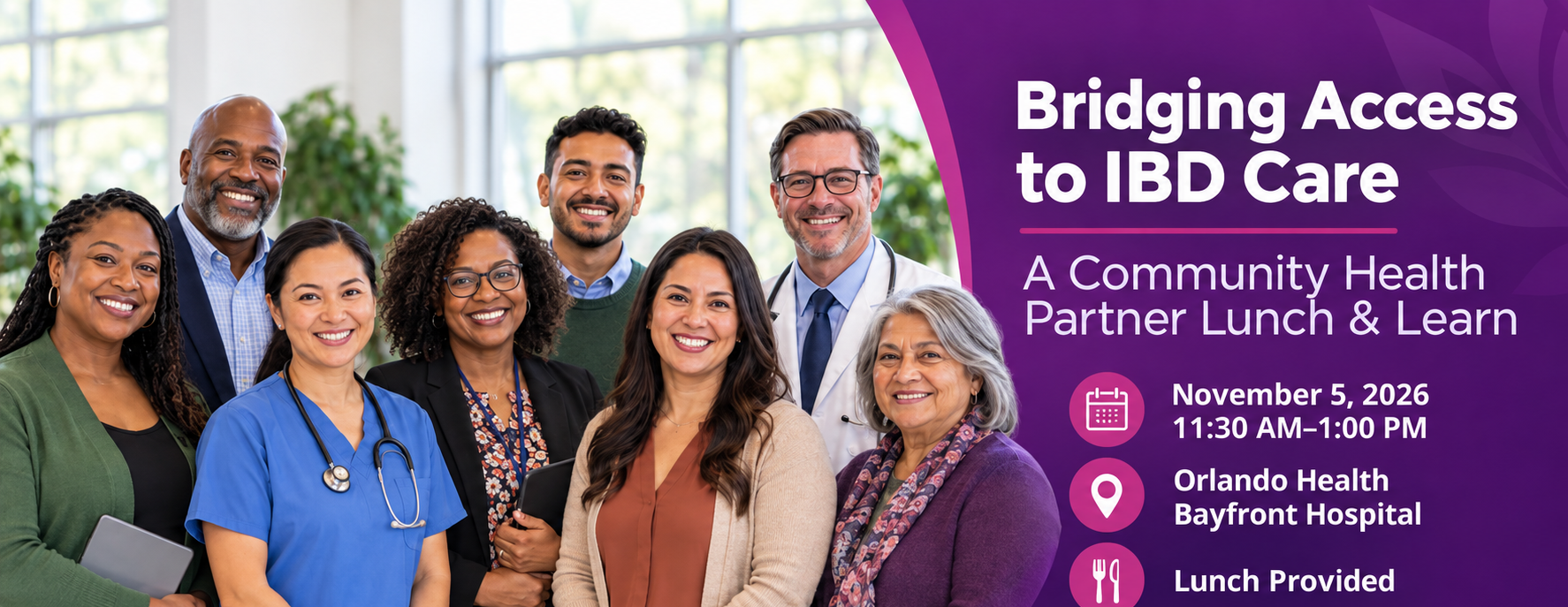 Bridging Access to IBD Care Community Lunch & Learn